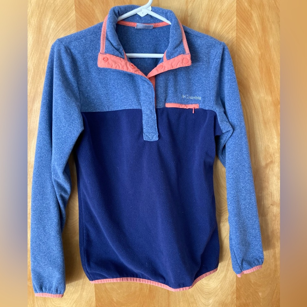 Columbia T-snap fleece pullover